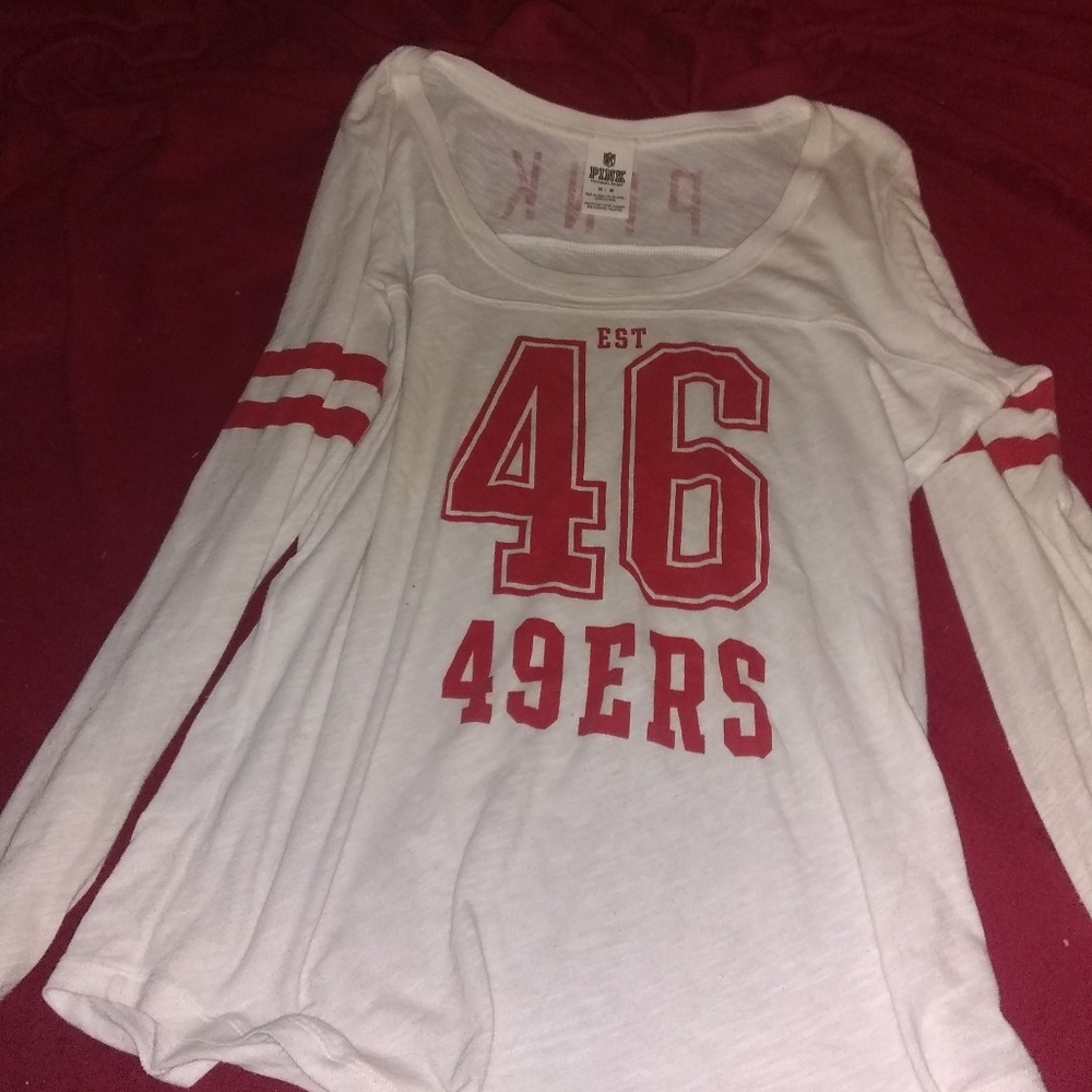 COPY - Medium NFL PINK 49er shirt